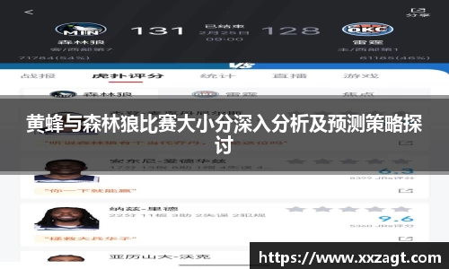 黄蜂与森林狼比赛大小分深入分析及预测策略探讨